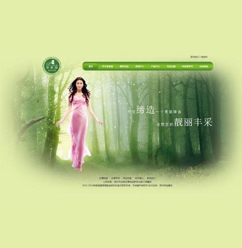 深圳夢(mèng)家園美容網(wǎng)站