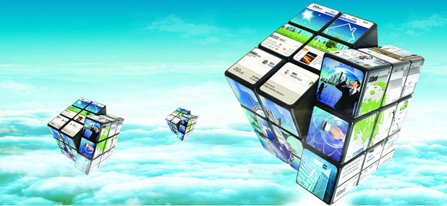 帶圖片的幾個魔方,代表了創意。